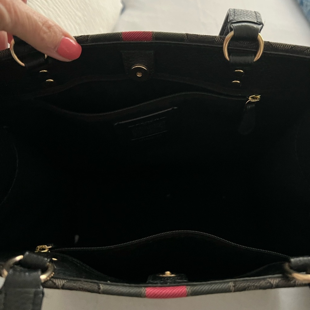 Coach tote bag 12x13